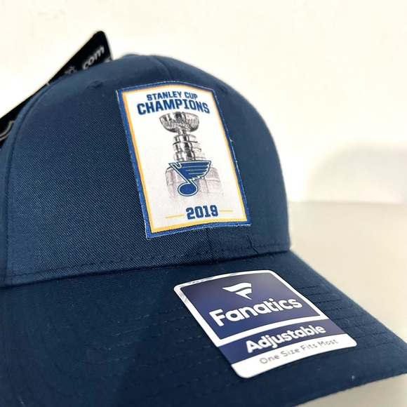 NWT NHL St. Louis Blues 2019 Stanley Cup Champion Brand New Adjustable Hat! - Picture 10 of 13
